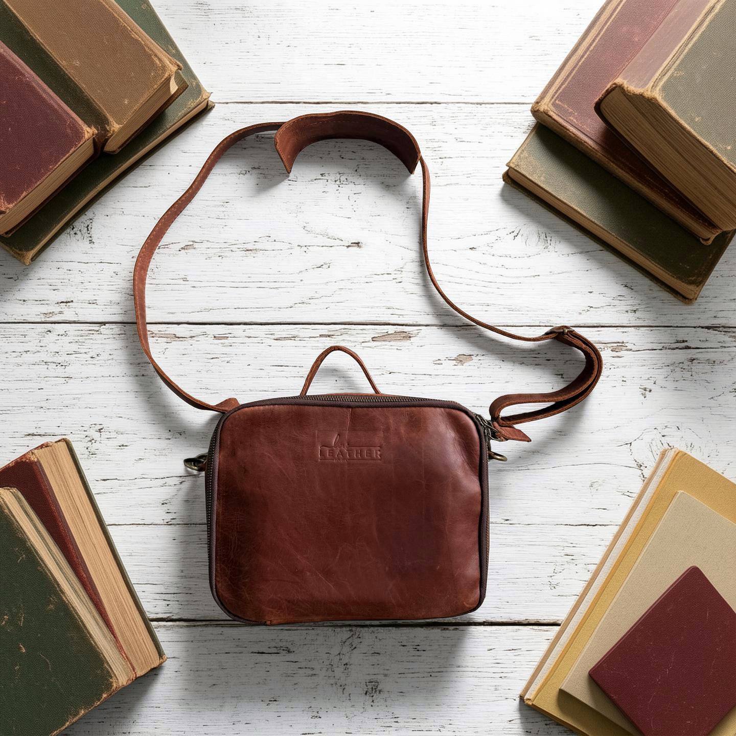 Leather Bible Bag