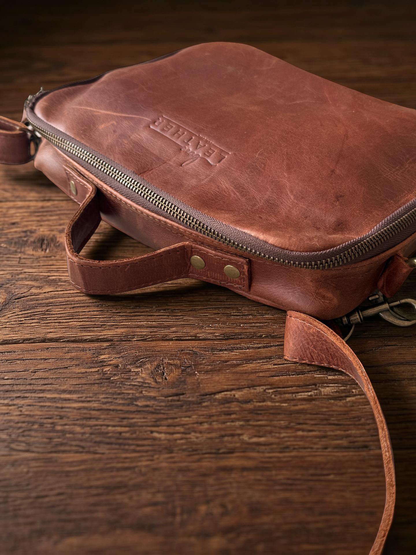 Leather Bible Bag