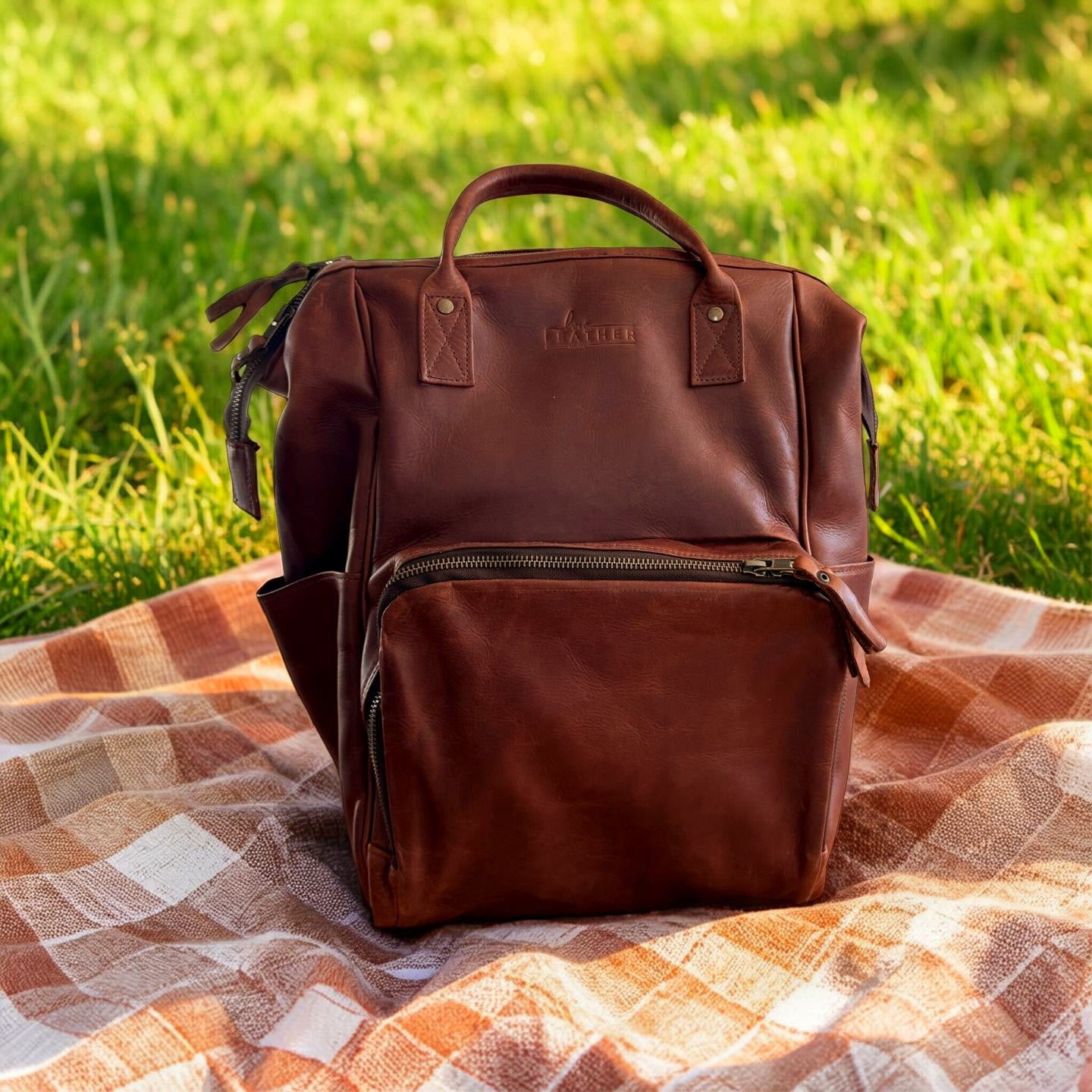 brown leather baby backpack BABY BACKPACK – Love Leather SA