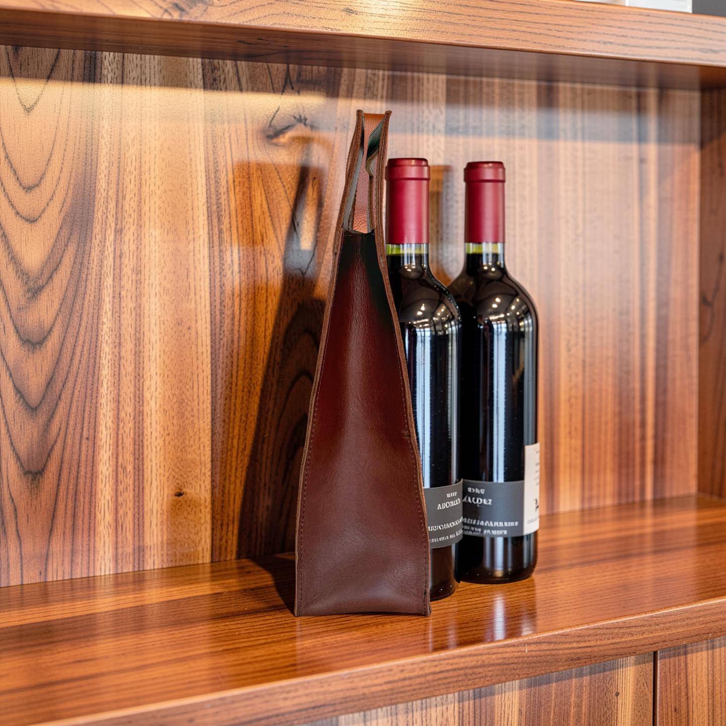 Leather Wine Bag | EVE