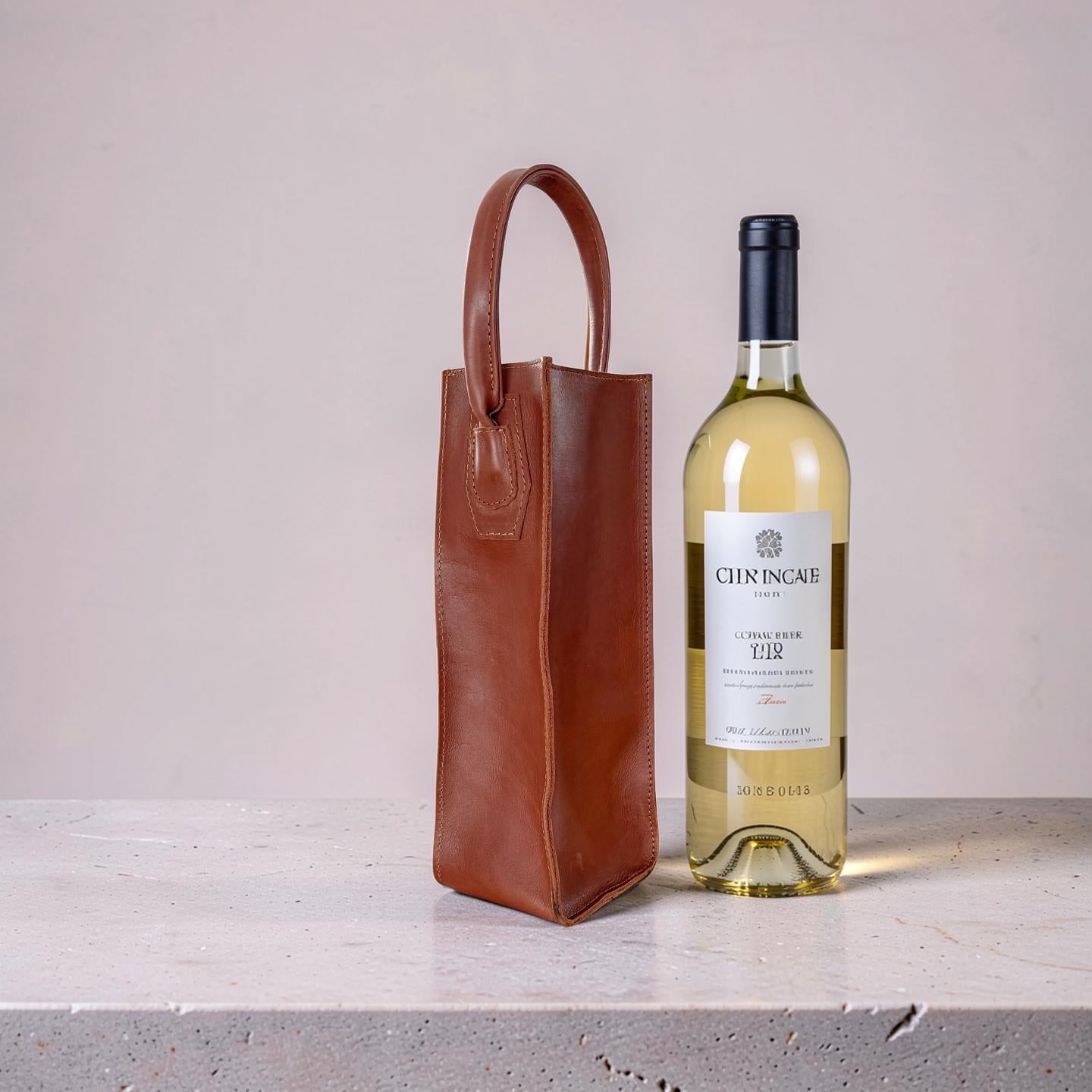 Leather Wine Bag | ADAM