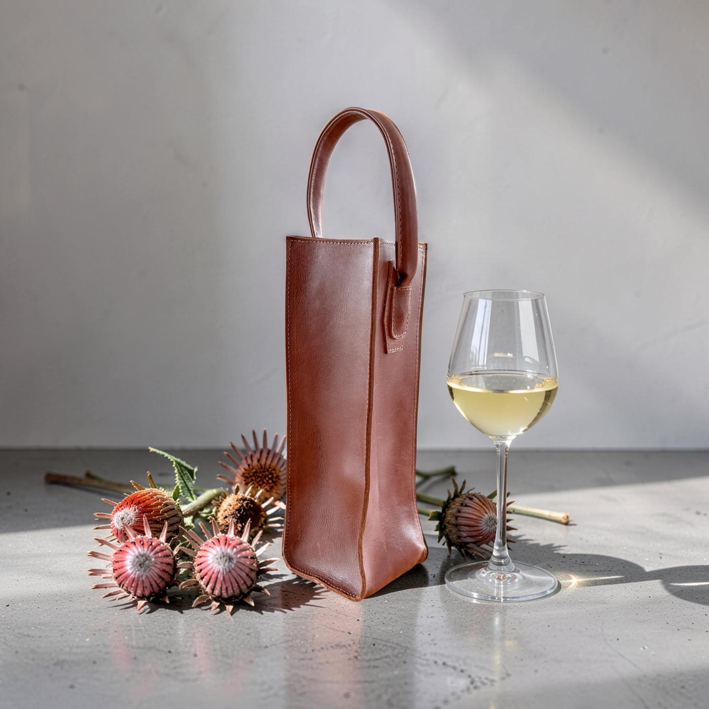 Leather Wine Bag | ADAM