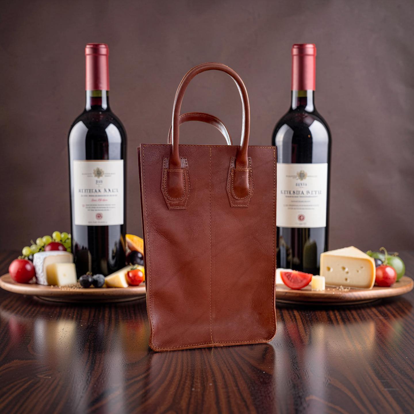 Leather Wine Bag | ADAM